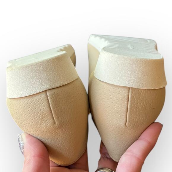 Comfortview Noemi Beige Faux Nubuck Comfort Slip-on Monk Strap Loafer Size 9.5WW - Picture 8 of 15